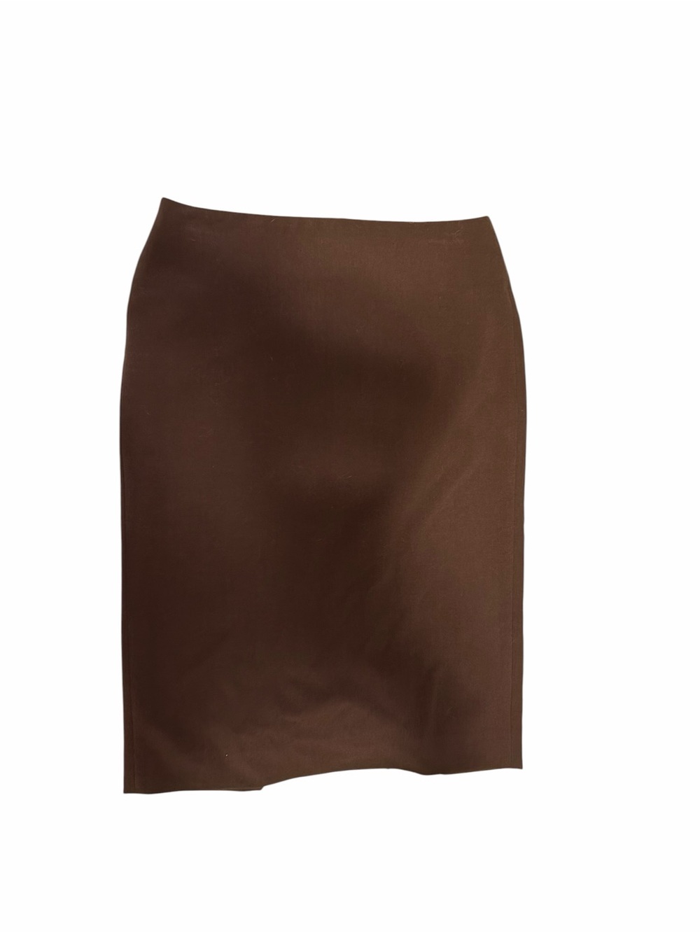 Moda International Chocolate Brown Zip Skirt Size 0